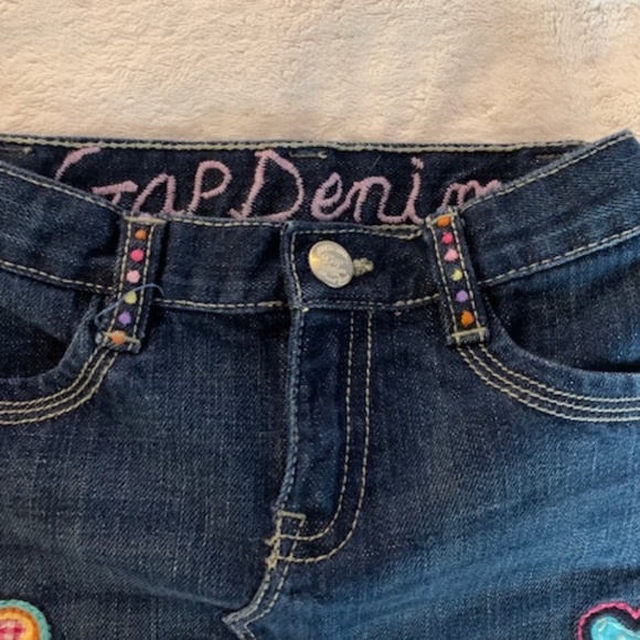 LIKE NEW GIRL'S GAP DENIM SKIRT Size 2T - Picture 4 of 7